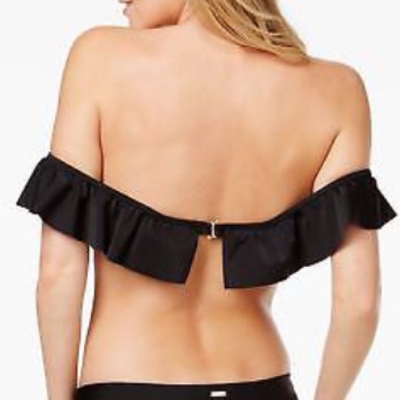 SALE! Ruffled Sweetheart Bandeau Bikini Top - Picture 2 of 4